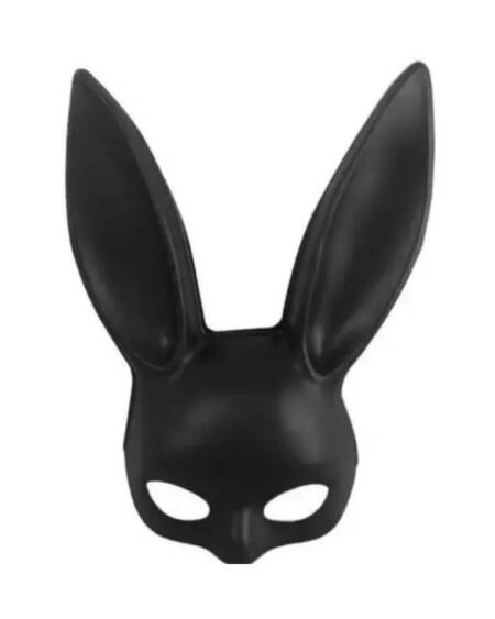 Black bunny mask